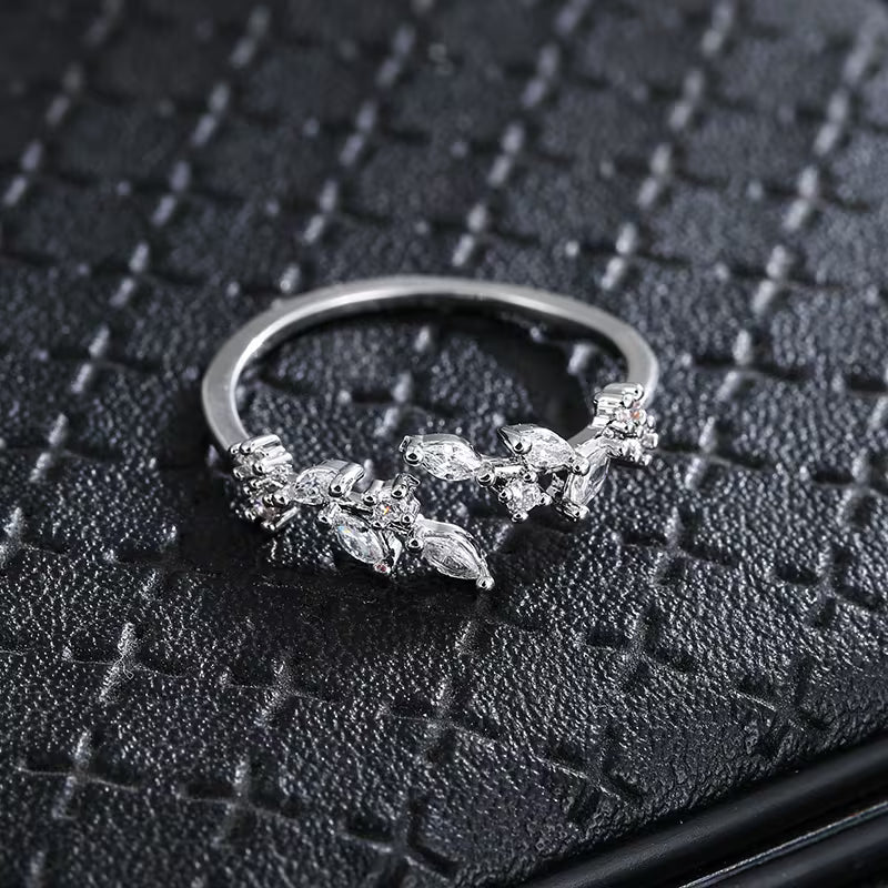 Elegant Adjustable Zirconia Ring - Image 2