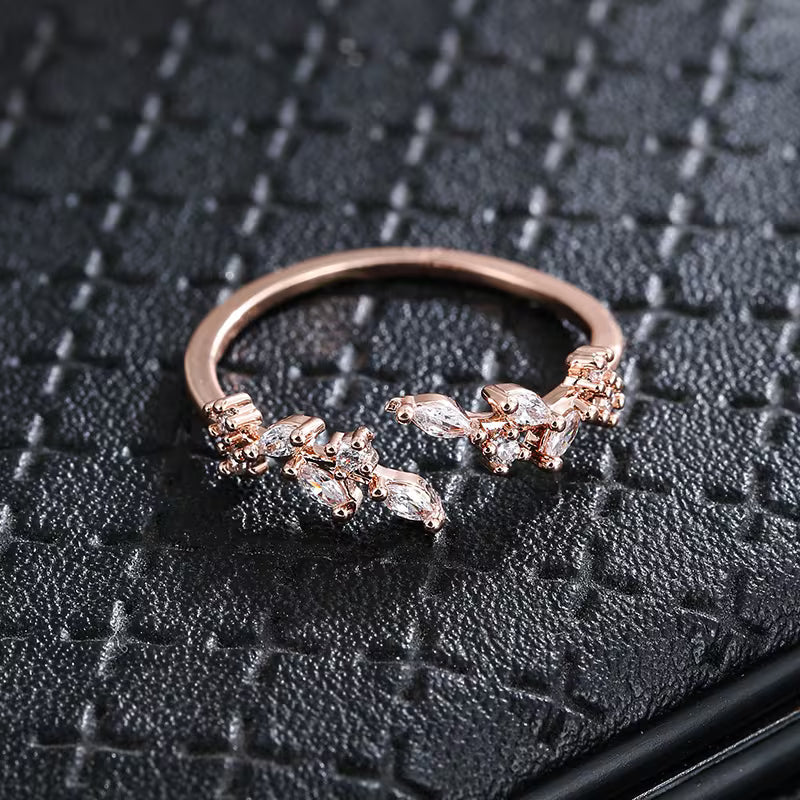 Elegant Adjustable Zirconia Ring - Image 3