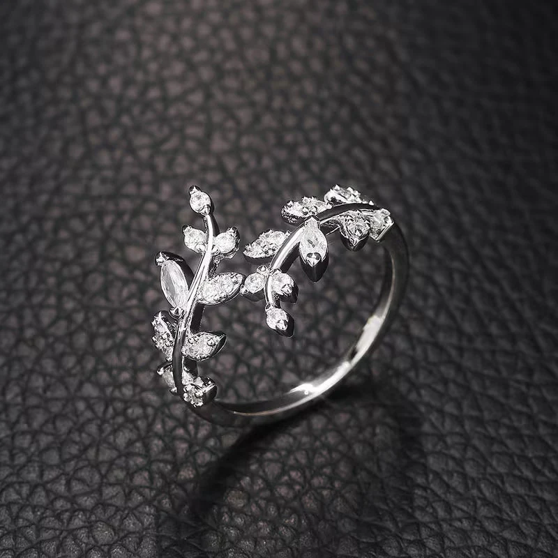 Vintage Adjustable Vine-Shaped Ring - Image 3