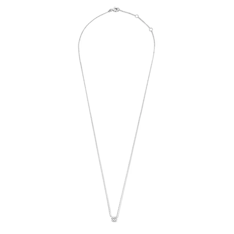 Clea Stone Necklace | White Gold - Image 6