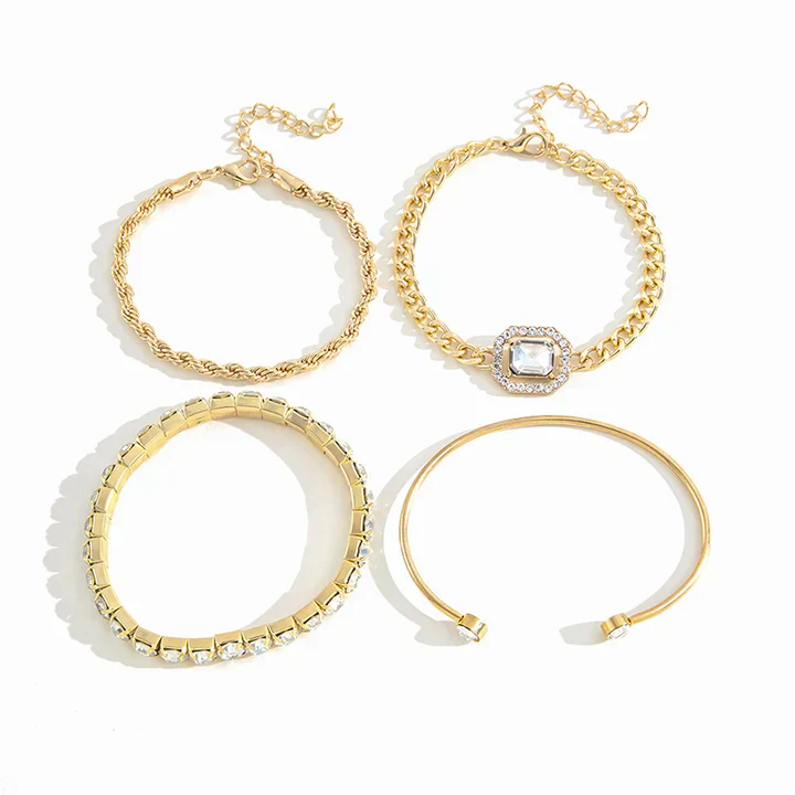 Domitia Calvina Bracelet Set | Gold - Image 2
