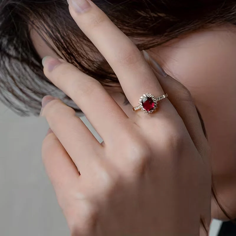 Empress Red Ring | Gold - Image 2