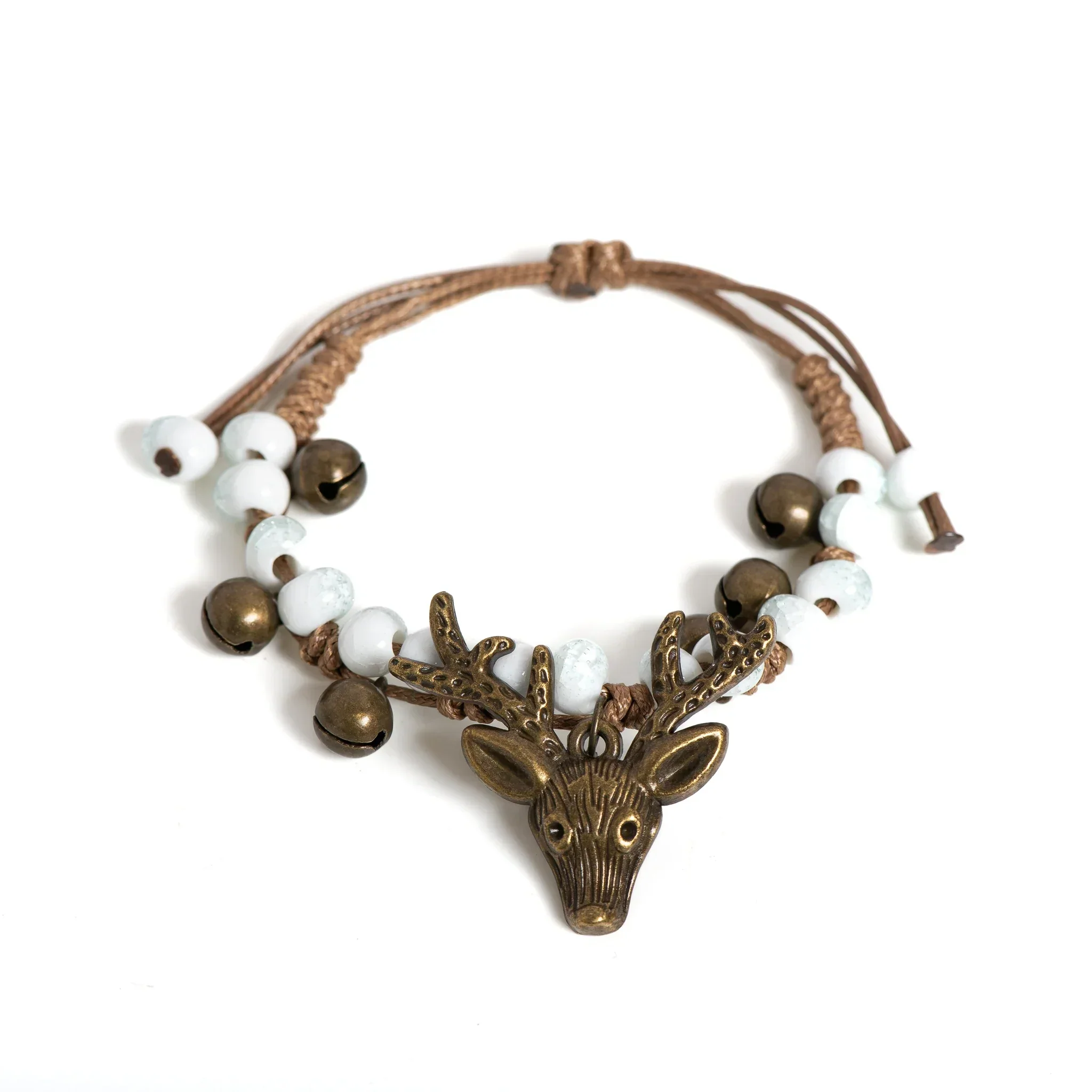 Handcrafted Ceramic Fawn Charm Bracelet - Image 3