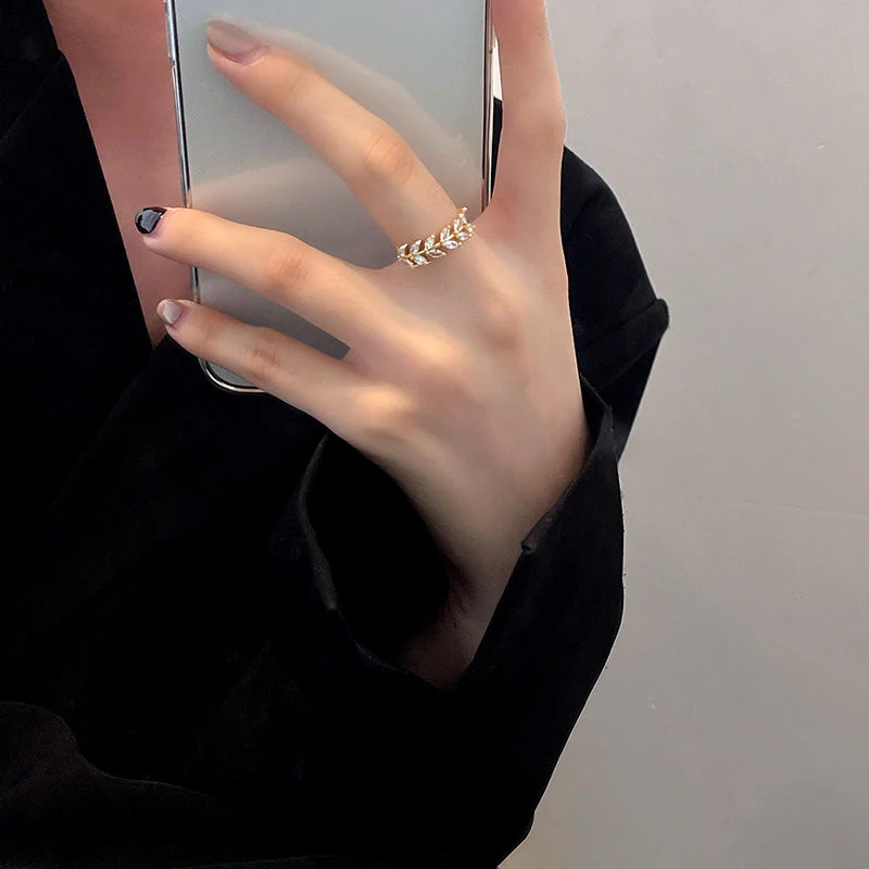 Matilda Gold Olive Ring - Image 3