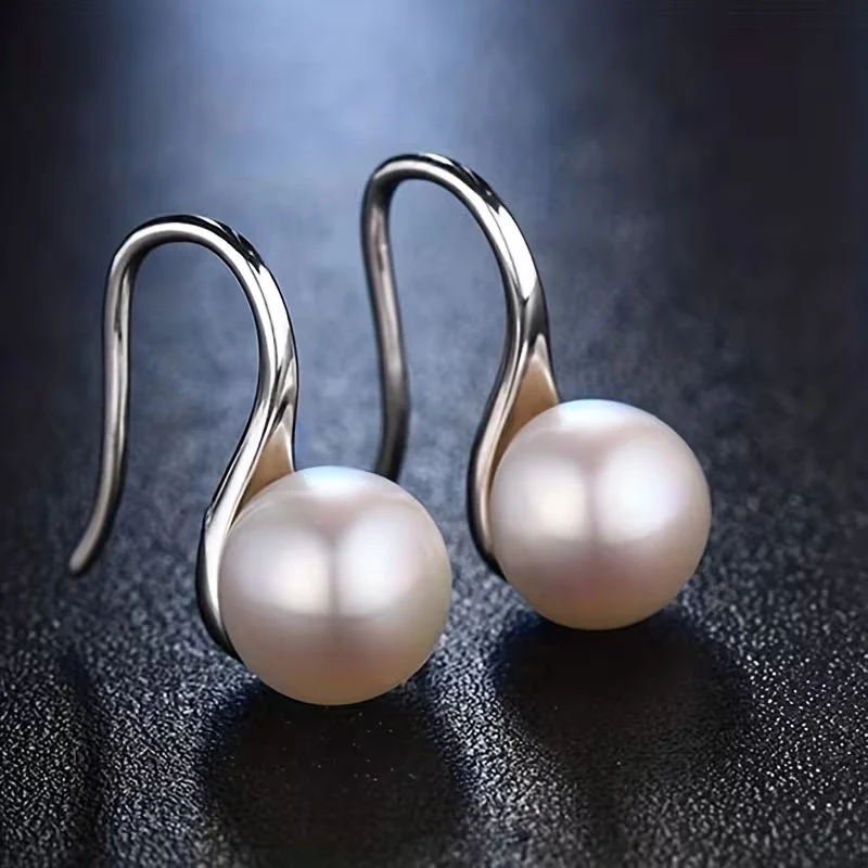 Elegant Pearl Drop Earrings