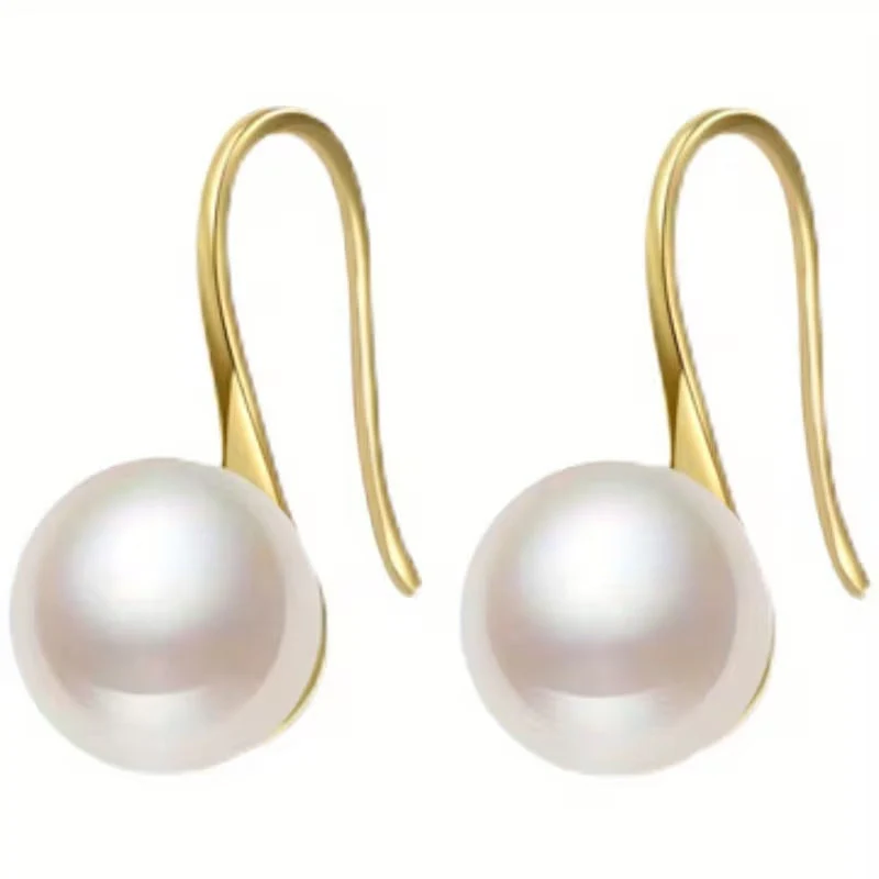 Elegant Pearl Drop Earrings - Image 3