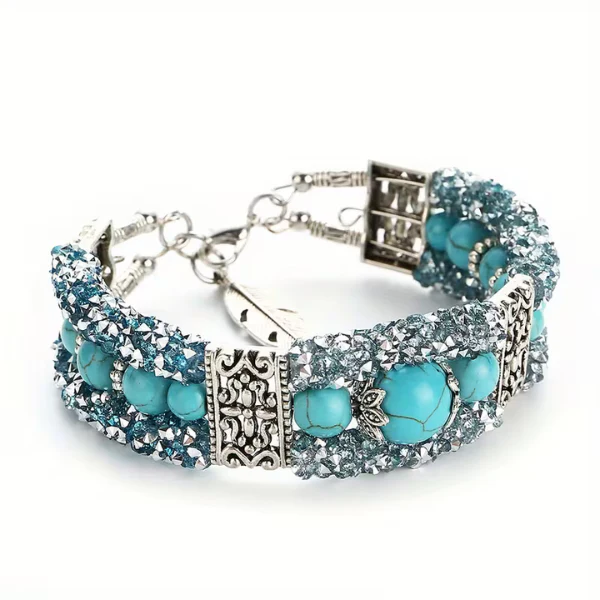Bohemian Natural Stone Bracelet - Image 4