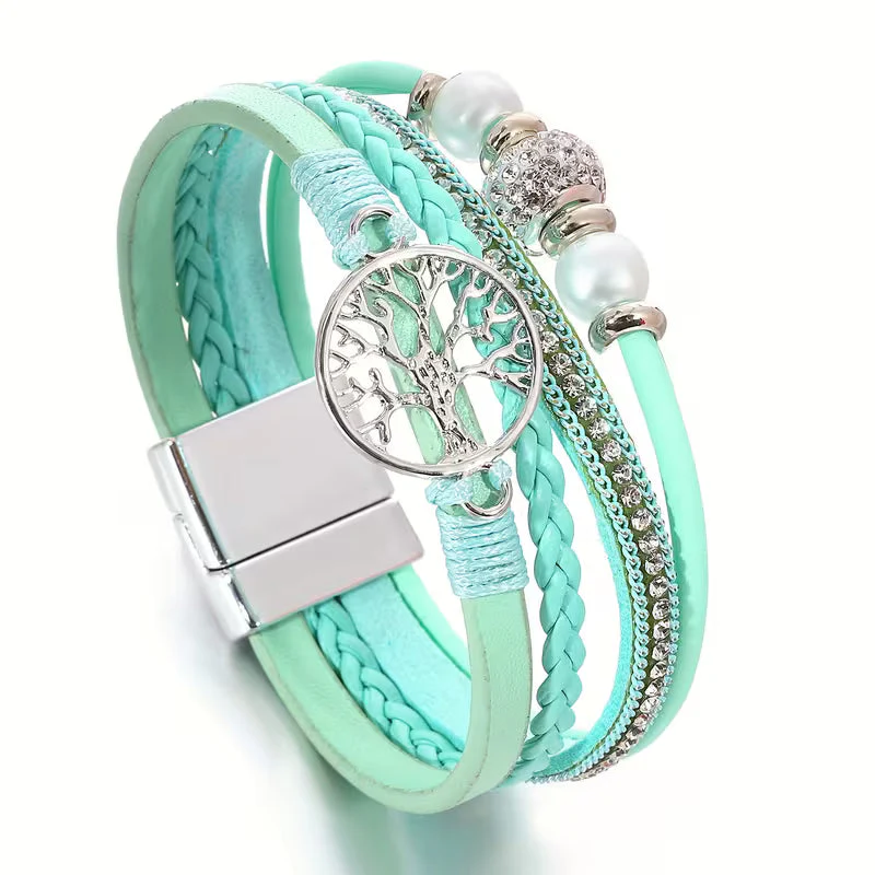 Elegant Multi-Layer Tree of Life Bracelet - Image 2