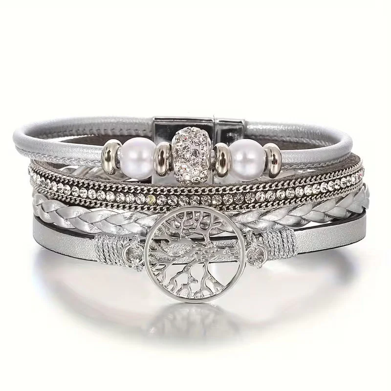 Elegant Multi-Layer Tree of Life Bracelet - Image 6