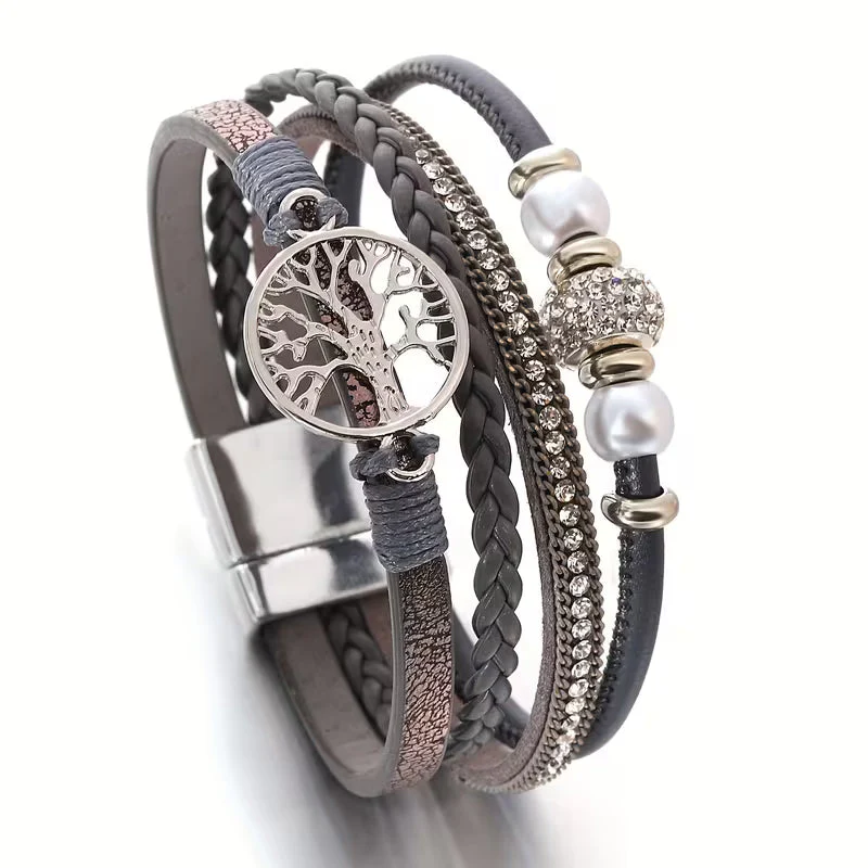 Elegant Multi-Layer Tree of Life Bracelet - Image 9