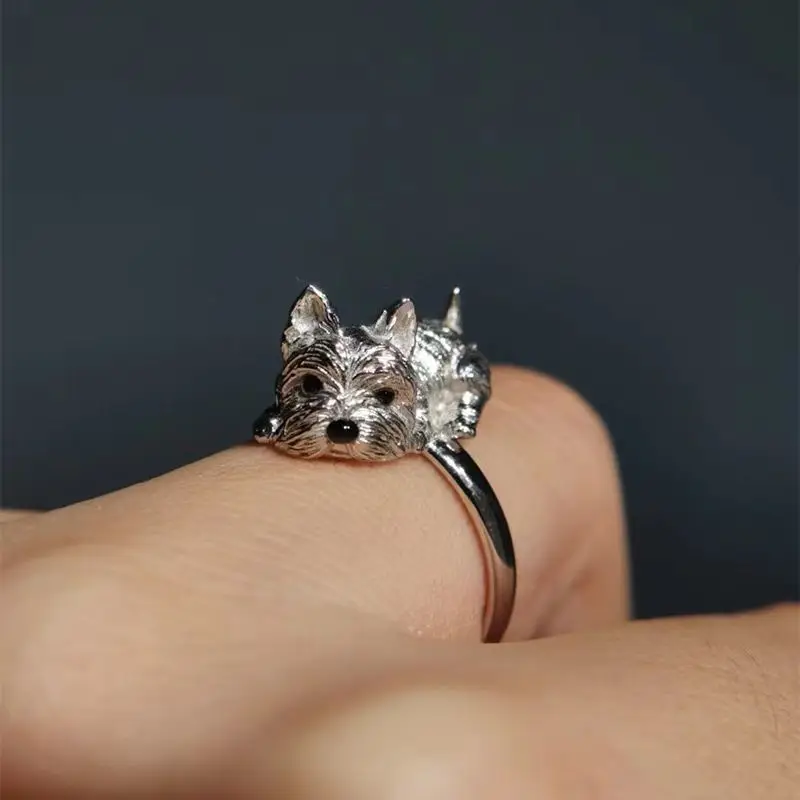 Retro-Style Adjustable Dog Ring - Image 3