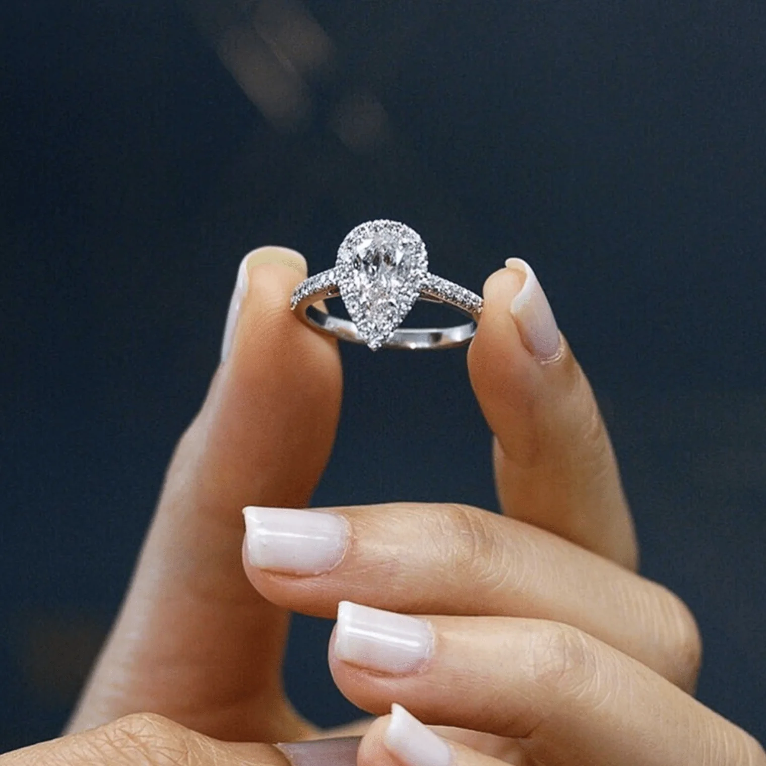 Talia Pear-Shaped Ring - Image 2