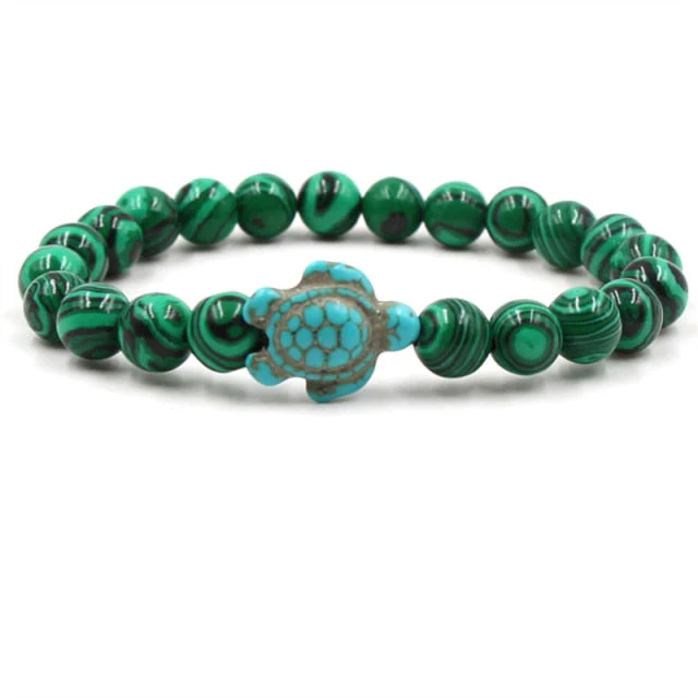 Unique Natural Stone Beads Turtle Bracelets - Image 5