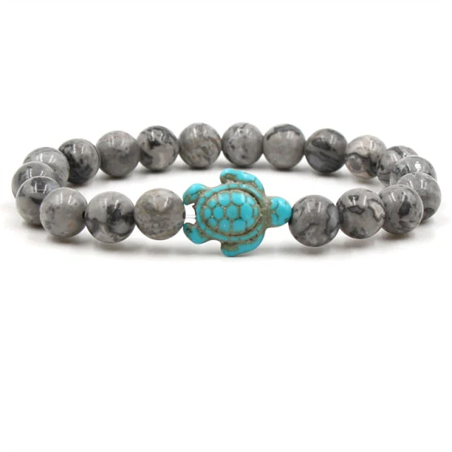 Unique Natural Stone Beads Turtle Bracelets - Image 8