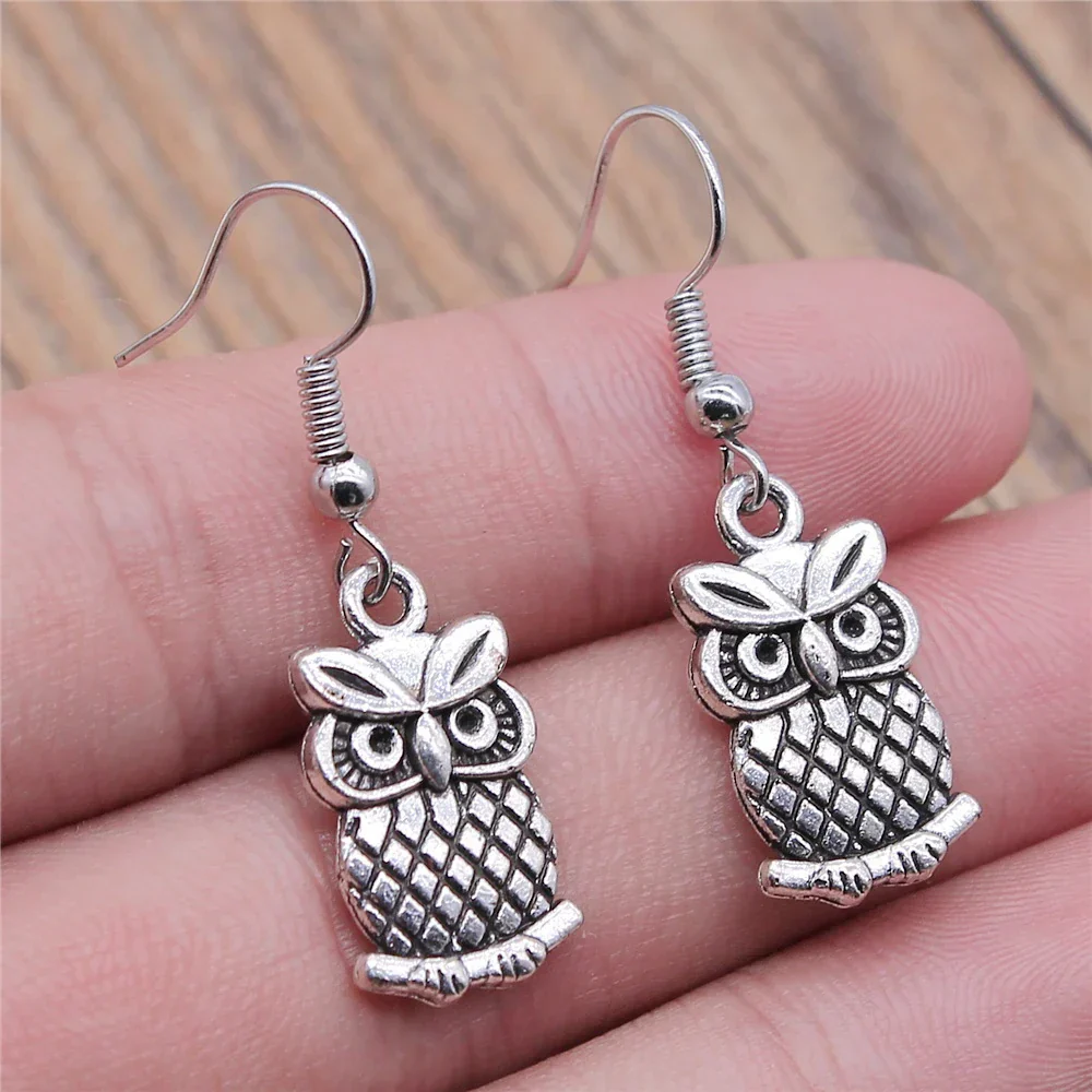 Vintage Owl Bohemian Dangle Earrings - Image 7